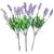 De Gardenia Realistic Faux Lavender Flowers with Lifelike Leaves | Natural Color Variation | Ideal for Home Decor Weddings Centerpieces and Floral Decorations (Lavender Pack of 3)