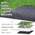 De Gardenia High Density Artificial Grass | Premium Lawn Turf | Indoor and Outdoor Use Carpet Mat | Dust and Waterproof | Skin Friendly | Artificial Grass Carpet Mat | 35/40MM (6.6X5 Sq ft 40MM)