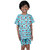 Kid Kupboard Cotton Boys T-Shirt and Short Set, Light Blue, Half-Sleeves, 6-7 Years KIDS7237