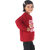 Kid Kupboard Cotton Girls Sweatshirt, Maroon, Full-Sleeves, 6-7 Years KIDS7259