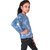 Kid Kupboard Cotton Girls Sweatshirt, Blue, Full-Sleeves, 7-8 Years KIDS7262