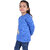 Kid Kupboard Cotton Girls Sweatshirt, Blue, Full-Sleeves, 6-7 Years KIDS7263