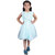 Kid Kupboard Cotton Girls A-Line Frock, Blue, Sleeveless, 7-8 Years KIDS7278
