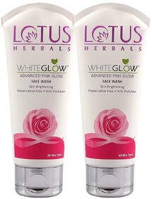 Lotus Herbals PrglowAdv. Pink Glow Facewash 100Gm ( Pack Of 2 )