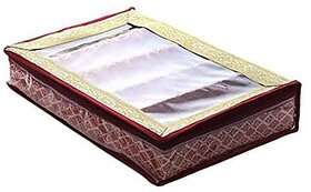 Aronkart Brocade Hardboard Five Rod Bangle Box Make Up Vanity Boxxc2xa0Maroon