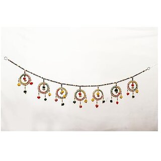 Aronkart Traditional Art Handmade Door Bandarwal toran for Home Decor Hangings for Decoration Red