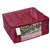 Aronkart Parachute Material 3 Layered Quilted Saree Cover Wardrobe Organizer (Water Resistant) (Pack of 1 Maroon)
