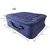 Aronkart Synthetic Foldable Luggage Suitcase Bag for Trip Traveling Birthday (Blue 16.5 x 12.5 x 5 Inch)