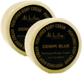 Al Hiba Denim Blue Perfume Body Cream 10g Pack of 2