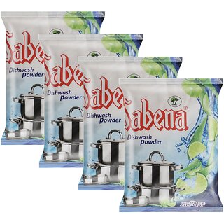 Sabena With Lime & Aloevera Dishwash Powder 900g Pack of 4