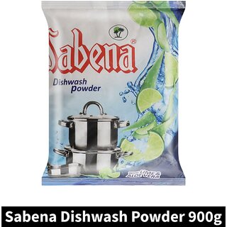 Sabena Dishwash Powder (900gm)(Pack of 1)