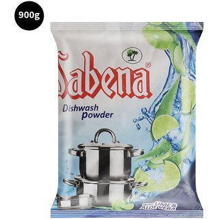 Sabena Dishwash Powder With Lime  Aloevera 900gm