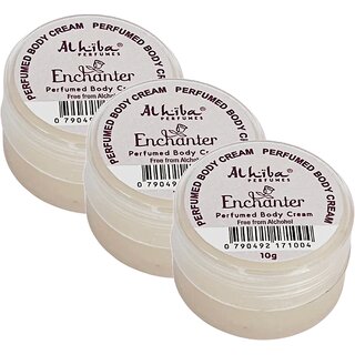 Al Hiba Enchanter Perfume Body Cream 10g Pack of 3