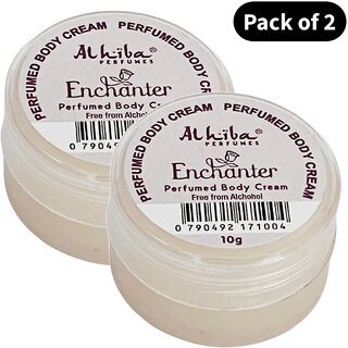 Al Hiba Perfume Body Cream Enchanter (10gm) (Pack of 2)