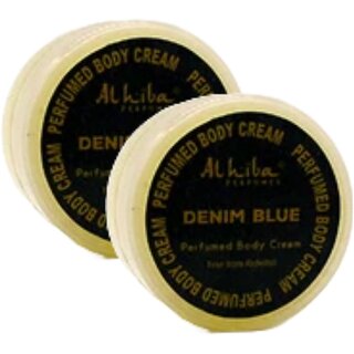 Al Hiba Denim Blue Perfume Body Cream 10g Pack of 2