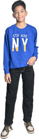 Kid Kupboard Cotton Boys Sweatshirt, Blue, Full-Sleeves, 11-12 Years KIDS7290