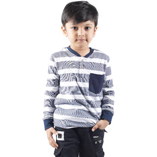 Kid Kupboard Cotton Boys Sweatshirt, Multicolor, Full-Sleeves, 6-7 Years KIDS7292
