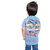 Kid Kupboard Cotton Baby Boys T-Shirt, Blue, Half-Sleeves, 3-4 Years KIDS7281