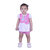 Kid Kupboard Cotton Baby Girls A-Line Frock, Multicolor, Half-Sleeves, 2-3 Years KIDS7313