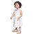 Kid Kupboard Cotton Baby Girls A-Line Frock, White, Sleeveless, 2-3 Years KIDS7314