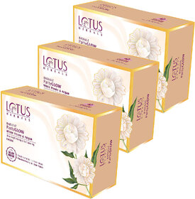 Lotus Herbals Radiant Partyglow White Peony  Argan Oil Detanning Facial Kit  Paraben Free  57G  (Pack Of 3)