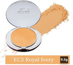 Lotus Make-Up Ecostay Ideal Finish Pressed Powder Compact (Royal Ivory, 9.5 G)