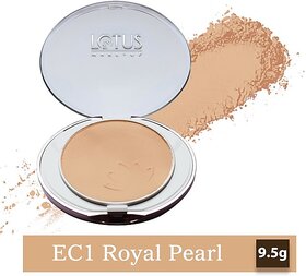 Lotus Make-Up Ecostay Ideal Finish Pressed Powder Compact (Royal Pearl, 9.5 G)