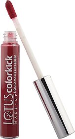 Lotus Make-Up Colorkick Liquid Matte Lipcolor -Mauve Delight Clm09|Matte Finish|6G (Mauve Delight, 6 G)