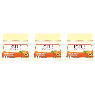 Lotus Herbals Apriscrub  Fresh Apricot Scrub  270G   (Pack Of 3)