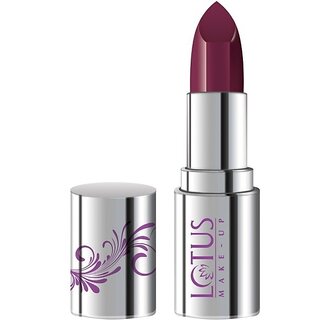 Lotus Make-Up Ecostay Butter Matte Lip Color Pearl (Plum, 4.2 G)