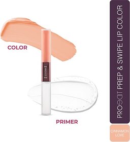 Lotus Make-Up Proedit Prep And Swipe Lip Color With Primer|Longlasting|Pl04- Cinnamon Love (Cinnamon Love, 6 G)