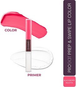 Lotus Make-Up Proedit Prep And Swipe Lip Color With Primer|Smudgeproof|Pl09- Blackberryricotta (Blackberry Ricotta, 6 G)