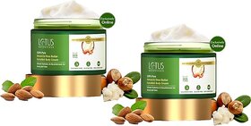 Lotus Botanicals 100% Pure Almond & Shea Butter Body Cream (400 Ml)