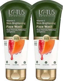 Lotus Botanicals Vitamin C Skin Brightening 125Ml ( Pack Of 2 ) Face Wash (250 Ml)