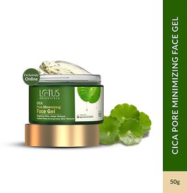Lotus Botanicals Cica Pore Minimizing Face GelCentella Asiatica  Aloe VeraReduces Pore Size (50 G)
