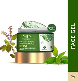 Lotus Botanicals Neem, Tulsi & Salicylic Acid Purifying Face Gel|Prevent Acne & Pimples (50 Ml)