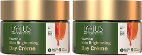 Lotus Botanicals Vitamin C Skin Brightening Day Cream 45G ( Pack Of 2 ) (90 G)