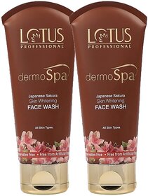 Lotus Professional Dermo Spa Japanese Sakura Skin Whitening Face Wash (160 G)
