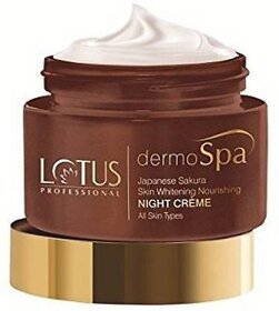 Lotus Professional Dermo Spa Japanese Sakura Skin Whitening And Nourishing Night Creme (50 G)