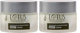 (PACK OF 2) Lotus Professional Phytorx Whitening And Brightening Night Cream (50 G)