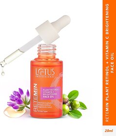 Lotus Professional Retemin Plant Retinol & Natural Vitamin C Brightening Facial Oil (28 Ml)