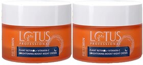Lotus Professional Retemin Plant Retinol & Vitamin C Brightening Boost Night Cream (100 Ml)