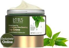 Lotus Botanicals Natural Green Tea Hydradetox Glow Boosting Day Creme Spf 20 (50 G)