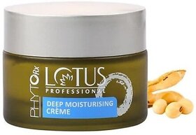 Lotus Professional Phyto-Rx Deep Moisturising Crme | Deep Nourishing Daily Hydration Cream (50 ml)
