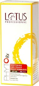 Lotus Professional Sunscreen - Spf 80 Pa+++ Phyto-Rx Whitening Dry-Touch Daily Sunblock (50 G)