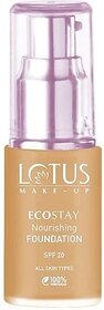 Lotus Make-Up Ecostay Nourishing Foundation (Royal Ivory, 30 Ml) Foundation (L3 Royal Ivory, 30 Ml)