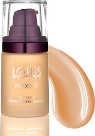 Lotus Make-Up Proedit Silk Touch Perfecting Foundation Sf03 Foundation (Walnut, 30 Ml)