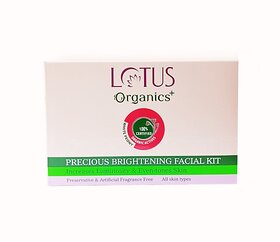 Lotus Organics+ Precious Brightening Small Facial Kit (47 G)