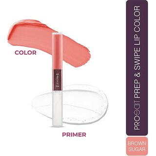Lotus Make-Up Proedit Prep And Swipe Lip Color With Primer|Smudgeproof|Pl03- Brown Sugar (Brown Sugar, 6 G)