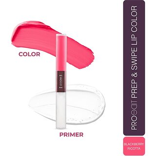 Lotus Make-Up Proedit Prep And Swipe Lip Color With Primer|Smudgeproof|Pl09- Blackberryricotta (Blackberry Ricotta, 6 G)
